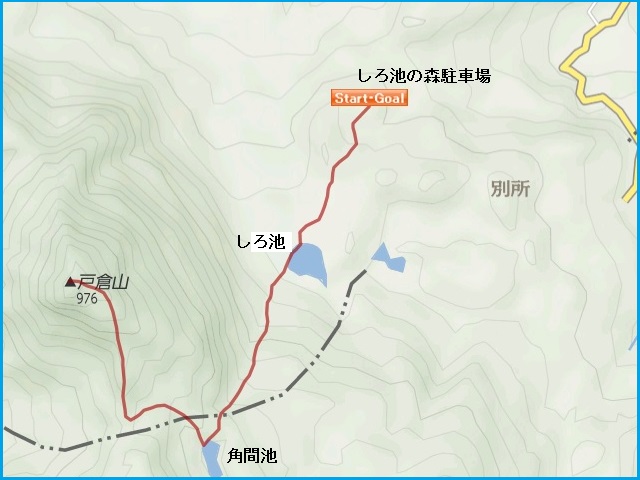 戸倉山マップ